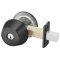 Accentra D212-2807 Single Cylinder Deadbolt with Thumbturn, Schlage C Keyed, Grade 1, Black Suede Powder Coat Finish