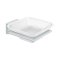 Deltana 55D Bath Series, Frosted Glass Soap Dish, Polished Chrome (US26) Finished