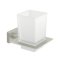 Deltana 55D Bath Series, Frosted Glass Tumbler Set Satin Nickel (US15) Finished