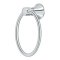 Deltana 88 Bath Series, Towel Ring Polished Chrome (US26) Finished