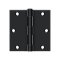 Deltana DTS35-R, Plain Bearing, Paint Black (US1B), Full Mortise