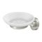 Deltana BBN Series, Zinc/Aluminum, Frosted Glass Soap Dish Satin Nickel (US15)	Finished