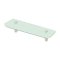 Deltana BBS Bath Series Solid Brass, Frosted Glass Shelf Polished Nickel (US14) Fnished