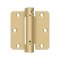 Deltana DTDSH35R4, Single Acting Spring, Satin Brass (US4) , Full Mortise