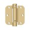 Deltana DTDSH35R5, Single Acting Spring, Satin Brass (US4), Full Mortise