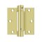 Deltana DTDSH35, Single Acting Spring, Polished Brass (US3), Full Mortise