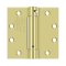 Deltana DTDSH45, Single Acting Spring, Polished Brass (US3), Full Mortise