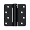  Deltana DTDSH4R4, Single Acting Spring, Paint Black (US1B), Full Mortise