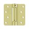 Deltana DTDSH4R4, Single Acting Spring, Zinc Dichromate (US2D), Full Mortise