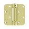 Deltana DTDSH4R5BM, Single Acting Spring, Zinc Dichromate (US2D), Full Mortise
