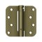 Deltana DTDSH4R5T, Single Acting Spring, Antique Brass (US5), Full Mortise