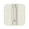 Deltana DTDSH4R5BM, Single Acting Spring, Prime Coat White (USPW), Full Mortise