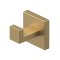 Deltana MM Bath Series, Single Robe Hook Satin Brass (US4) Finished