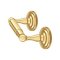 Deltana R Series Solid Brass Paper Holder, Double post PVD Polished Brass Finished
