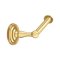 Deltana R Series Solid Brass Paper Holder, Single post PVD Polished Brass Finished