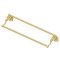 Deltana R Bath Series Solid Brass Double Towel Bars PVD Polished Brass Finished