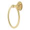 Deltana R Bath Series Solid Brass Towel Ring PVD Polished Brass Finished