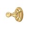 Deltana R Bath Series Solid Brass Single Robe Hook PVD Polished Brass Finished