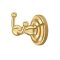 Deltana R Bath Series Solid Brass Double Robe Hook PVD Polished Brass	Finished