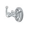Deltana R Bath Series Solid Brass Double Robe Hook Polished Chrome (US26) Finished