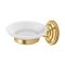 Deltana R Bath Series Solid Brass Soap Dish PVD Polished Brass Finished