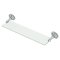 Deltana R Bath Series Solid Brass Glass Shelf Polished Chrome (US26) Finished