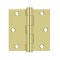 Deltana DTS35HD, Plain Bearing, Polished Brass (US3), Full Mortise