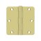 Deltana DTS35R4, Plain Bearing, Polished Brass (US3), Full Mortise