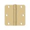 Deltana DTS35R4BB, 2 Ball Bearings, Satin Brass (US4), Full Mortise