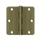 Deltana DTS35R4BB, 2 Ball Bearings, Antique Brass (US5), Full Mortise