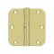 Deltana DTS35R5, Plain Bearing, Polished Brass (US3), Full Mortise