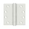 Deltana DTS44HD, Plain Bearing, White Primer Coat, Full Mortise