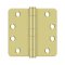 Deltana DTS44R4HD, Plain Bearing, Polished Brass (US3), Full Mortise
