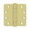 Deltana DTS44R4HDB, 2 Ball Bearings, Polished Brass (US3), Full Mortise