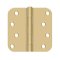 Deltana DTS44R5BB, 2 Ball Bearings, Satin Brass (US4), Full Mortise