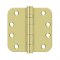 Deltana DTS44R5HDB, Plain Bearing, Polished Brass (US3) , Full Mortise