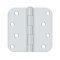 Deltana DTS44R5, Plain Bearing, White Primer Coat, Full Mortise