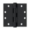 Deltana DTS45BB, 2 Ball Bearings, Paint Black (US1B), Full Mortise