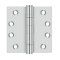Deltana, , Stainless Steel, Residential Grade, 5 Knuckle, Full Mortise Hinge, 4" x  4"