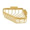 Deltana Wire Basket Pentagon, Heavy Duty, Brass PVD Polished Brass Finished