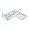 Deltana Bathroom Bastket HD Corner Right Polished Chrome (US26) Finished