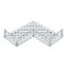 Deltana Shower corner shelf Polished Chrome (US26) Finished