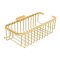 Deltana Wire Basket, Deep, Rectangular with Hook PVD Polished Brass Finished