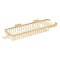 Deltana Wire Basket, Rectangular Deep PVD Polished Brass Finished