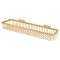 Deltana Wire Basket, Rectangular, Heavy Duty, Brass PVD Polished Brass Finished