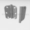 Deltana DTDSB35R5-R, Plain Bearing, Residential Grade, Brass Hinge