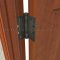 Deltana DTDSB45RM, Plain Bearing, Full Mortised, Royal, Brass Hinge on a Wooden Door