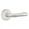 Emtek S10002 Stainless Steel Cologne Lever with Disk Rosette