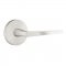 Emtek S10002 Stainless Steel Hermes Lever with Disk Rosette