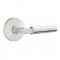 Emtek S10002 Stainless Steel Hercules Lever with Disk Rosette